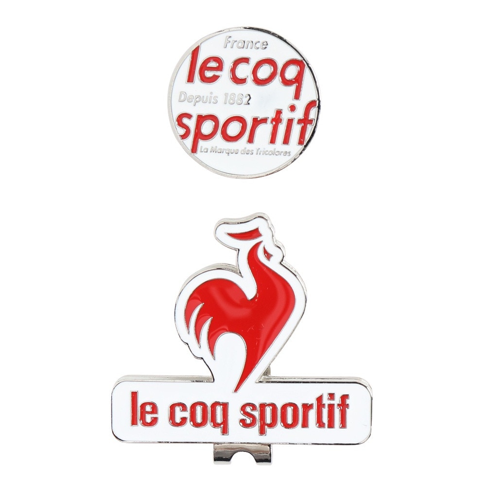 ルコックスポルティフ（lecoqsportif）（メンズ、レディース）ゴルフ クリップマーカー LG5SAZ60M WHRD