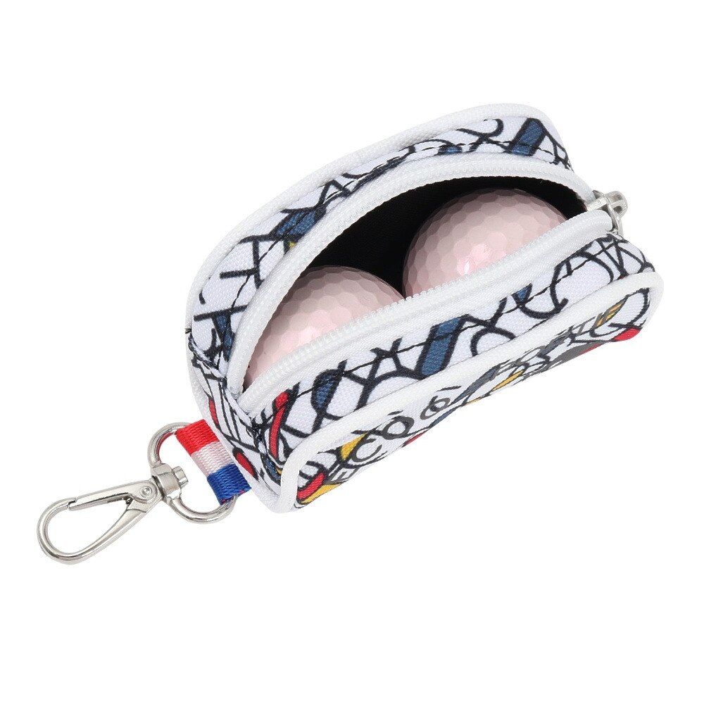 ルコックスポルティフ（lecoqsportif） ベーシックボールホルダー 2個用 LG5SBZ00L WH01