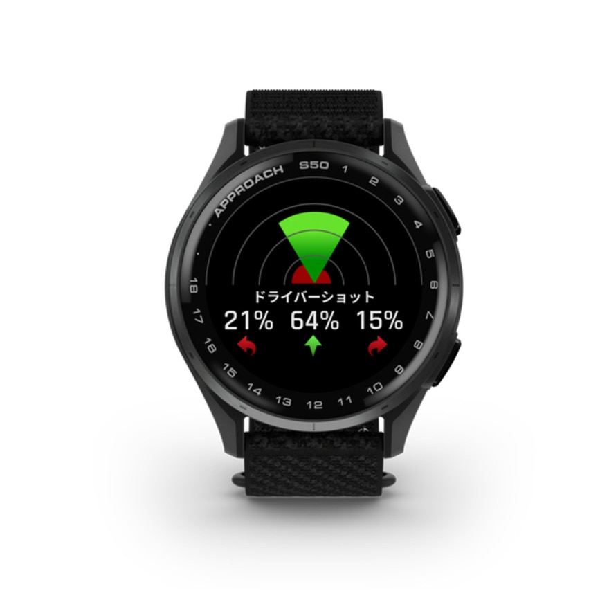 ガーミン（GARMIN）（メンズ）ゴルフGPSウォッチ Approach S50 心拍計搭載 010-03010-20