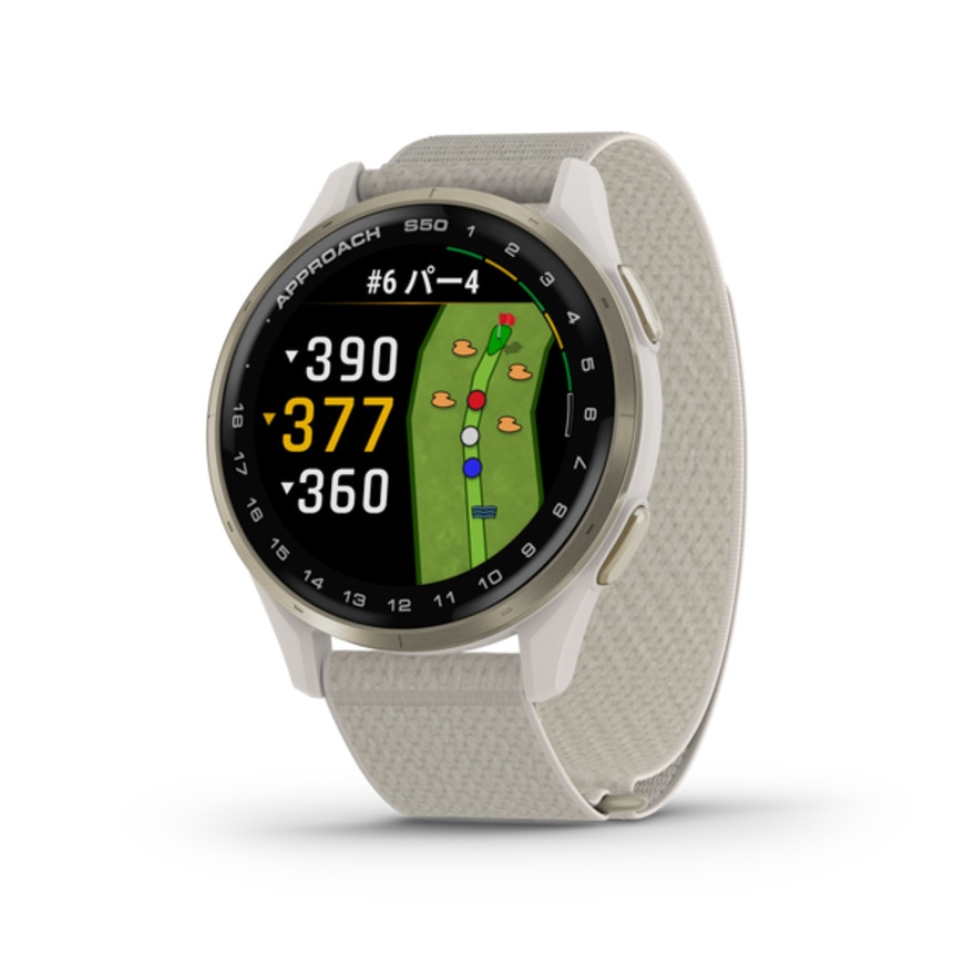 ガーミン（GARMIN）（メンズ）ゴルフGPSウォッチ Approach S50 心拍計搭載 010-03010-21