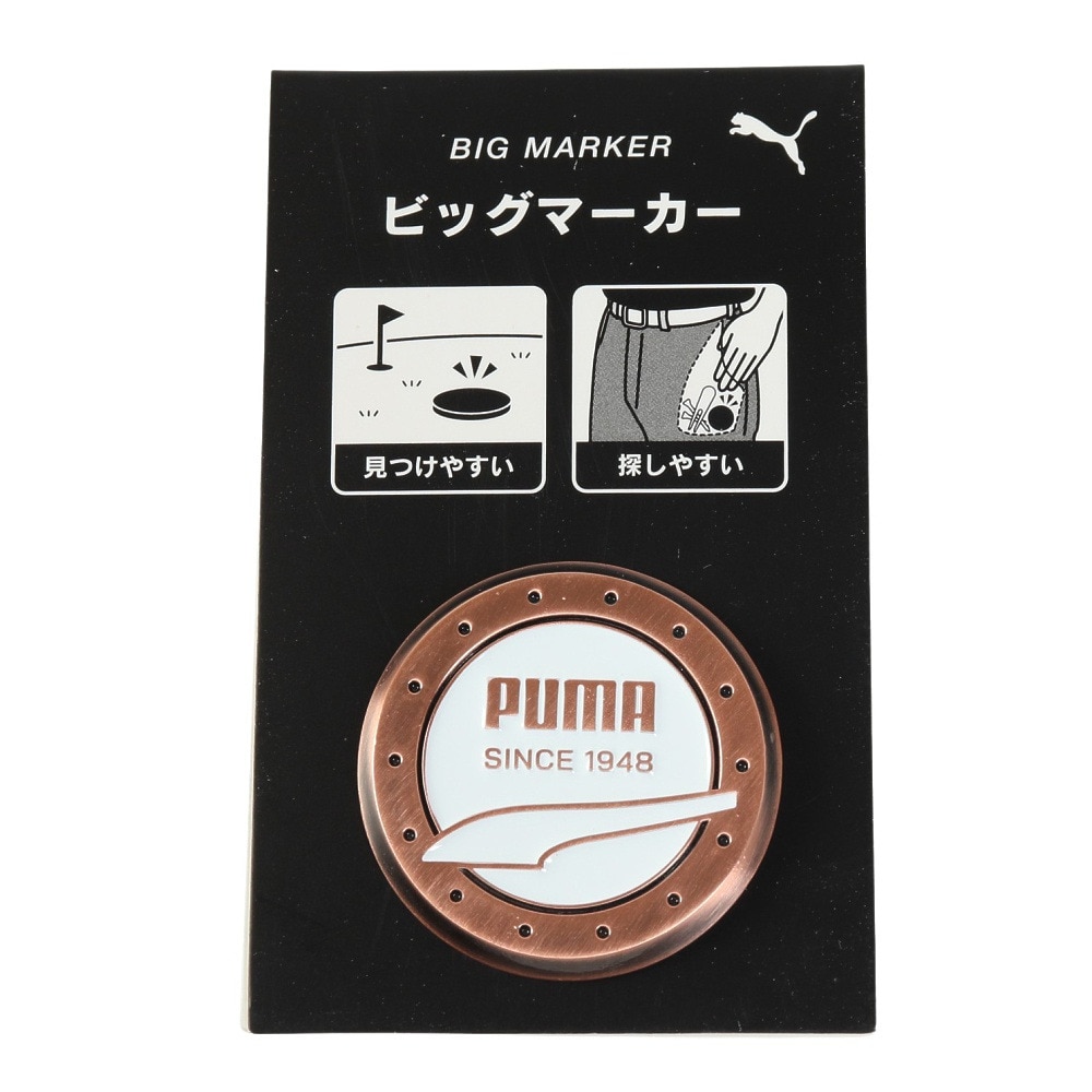 プーマ（PUMA）（メンズ、レディース）ゴルフ フォームストリップ ロゴ ビッグ マーカー 054865-04