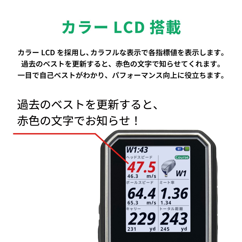 ショットナビ（Shot Navi）（メンズ、レディース）ショットライザー SHOTLYZER
