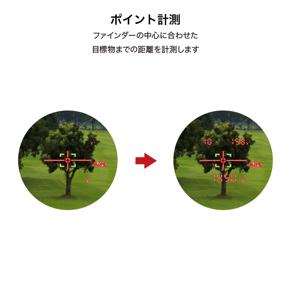 ショットナビ（Shot Navi）（メンズ、レディース）LINEA 距離計 ブラック