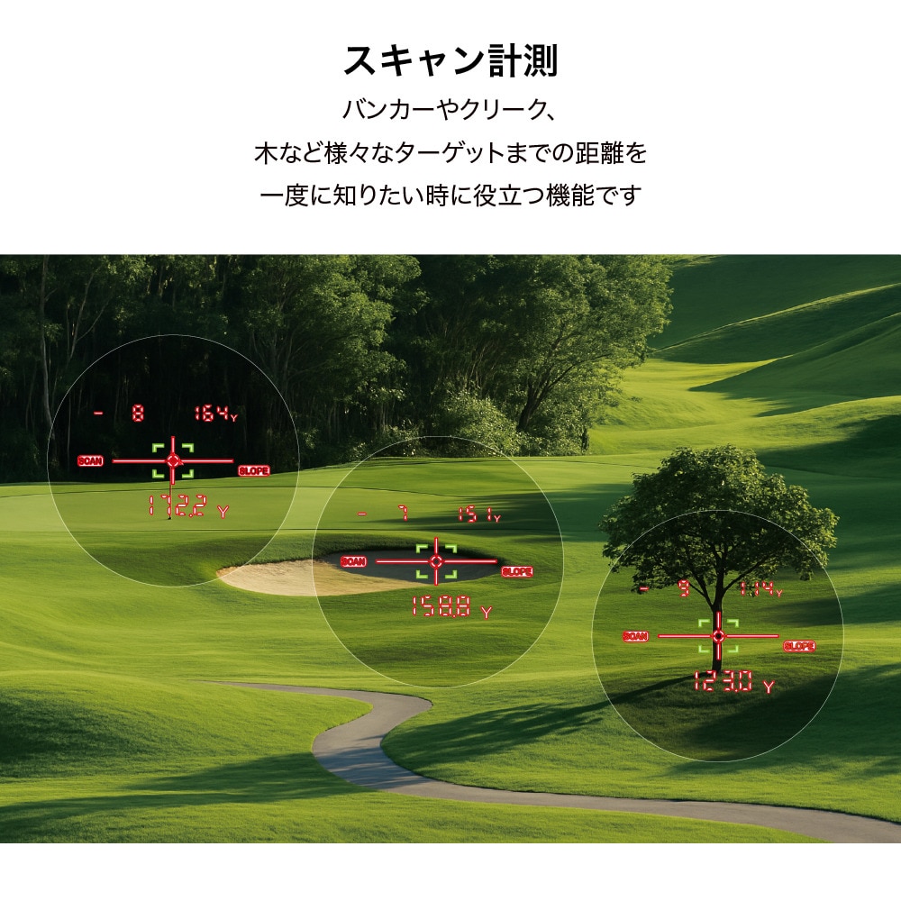 ショットナビ（Shot Navi）（メンズ、レディース）LINEA 距離計 ブラック