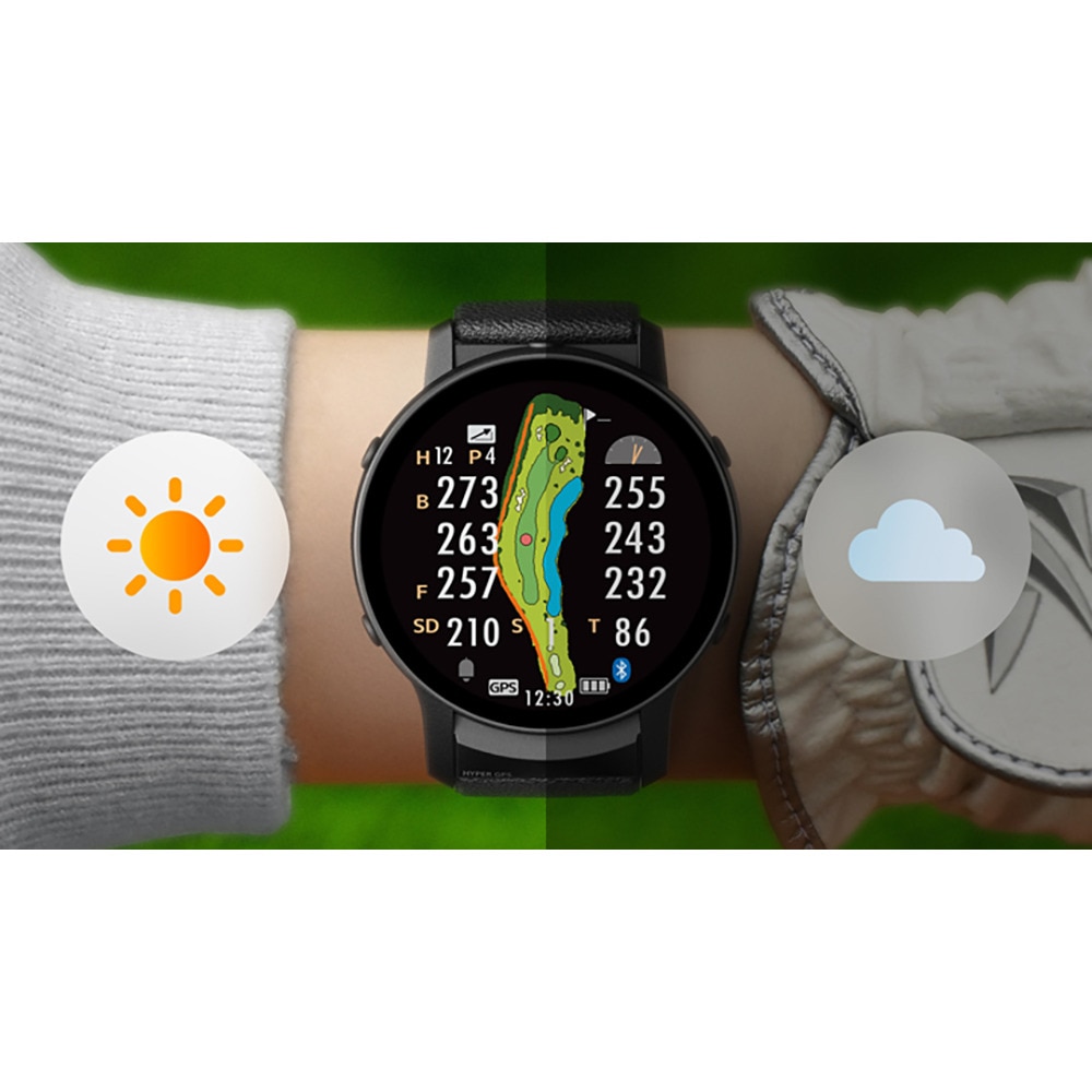 グリーンオン（GREENON）（メンズ、レディース）腕時計 ゴルフウォッチ