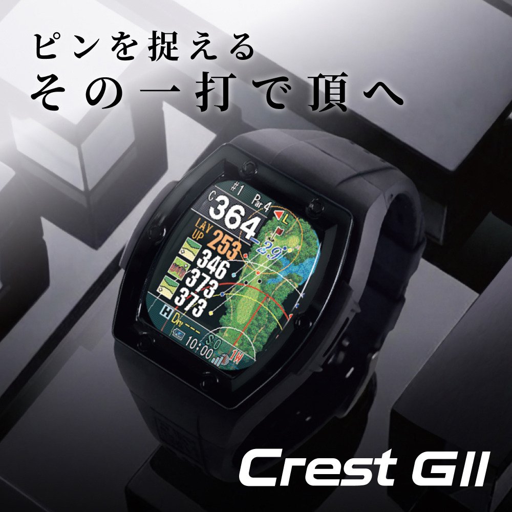 ショットナビ（Shot Navi）（メンズ、レディース）ゴルフ 距離計 Crest