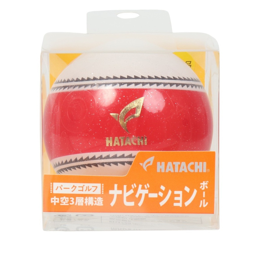 ハタチ（HATACHI）（メンズ、レディース）パークゴルフ ナビゲーションボール レッド PH3720-62