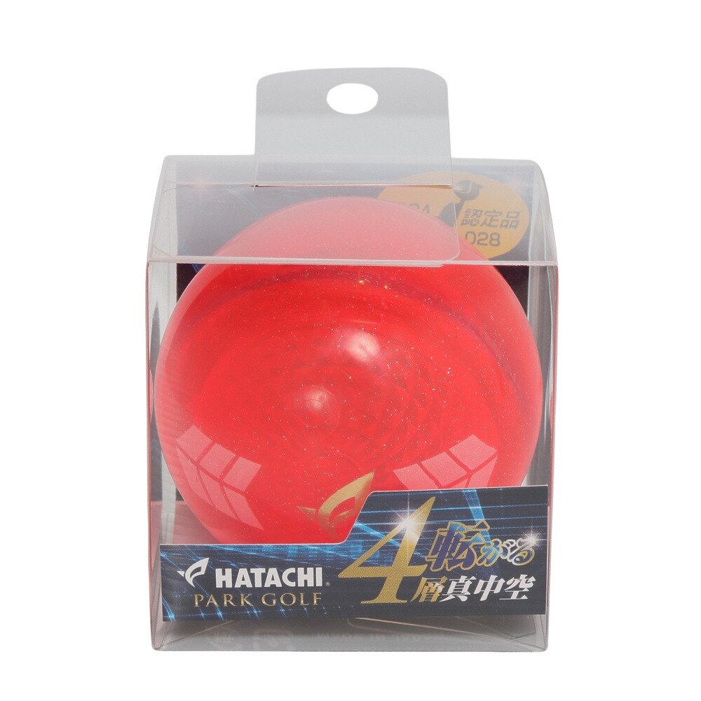 ハタチ（HATACHI）（メンズ、レディース）パークゴルフ PG 4ピースエアロボール レッド PH3841-62