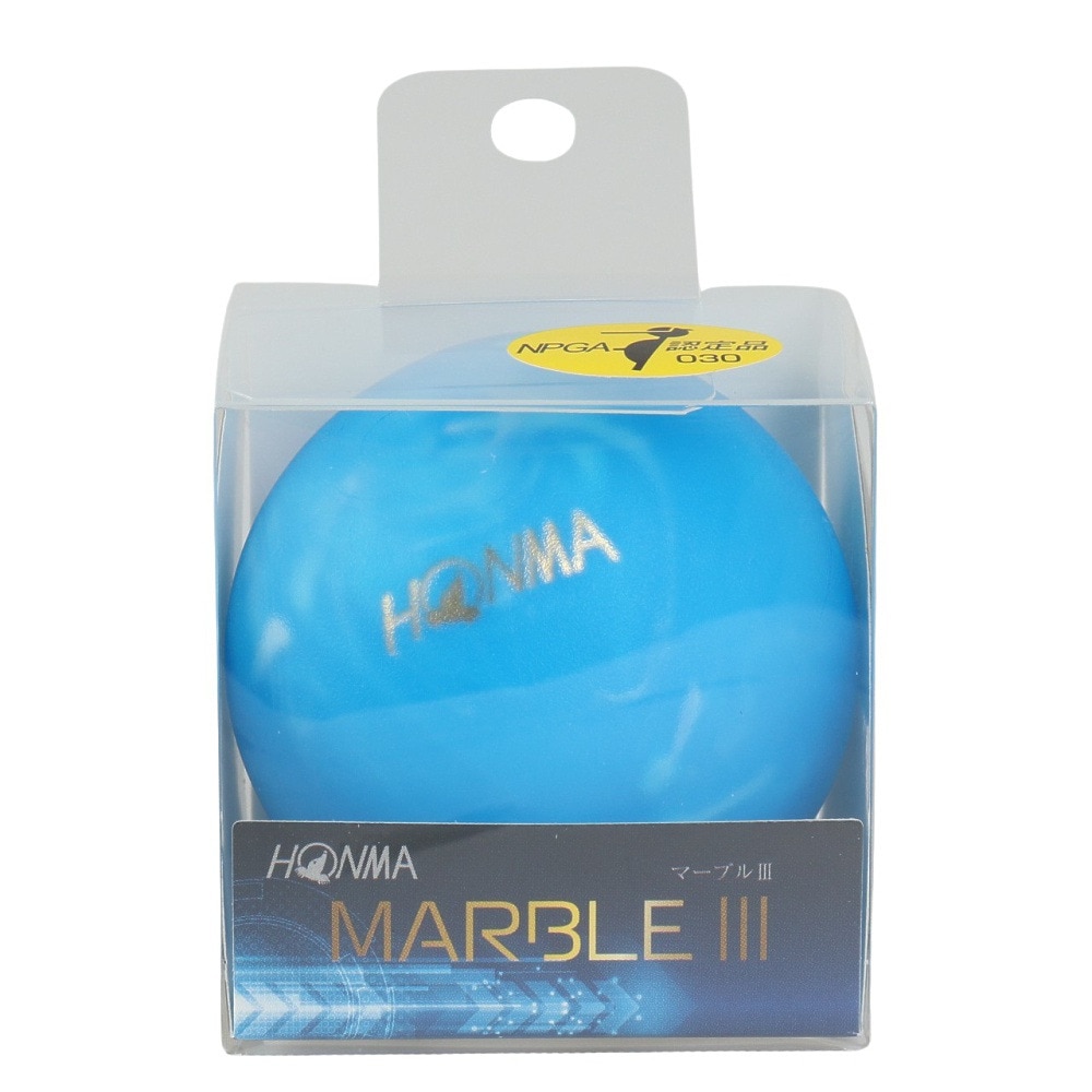 本間ゴルフ（HONMA）（メンズ、レディース）パークゴルフ ボール マーブル3 PGA2501 BL