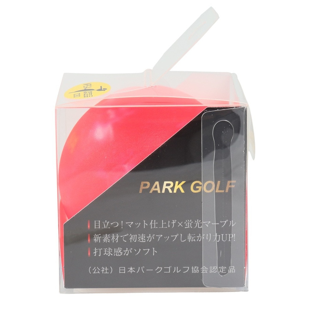 本間ゴルフ（HONMA）（メンズ、レディース）パークゴルフ ボール マーブル3 PGA2501 RED