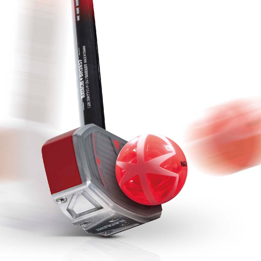 ハタチ（HATACHI）（メンズ、レディース）グラウンドゴルフ ストレートドライブクラブ2 右 84cm BH2857-62RS レッド