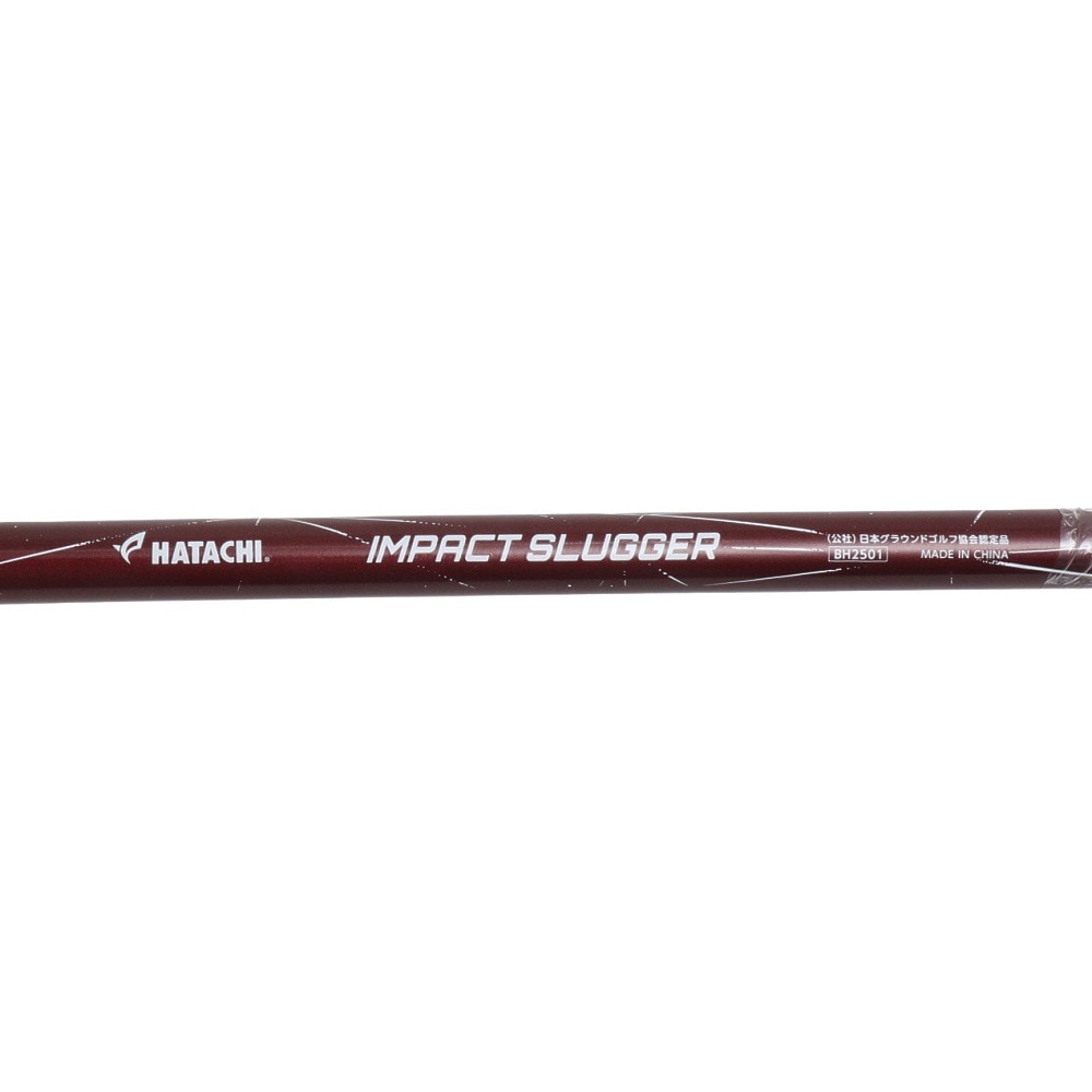 ハタチ（HATACHI）（メンズ、レディース）グラウンドゴルフ インパクトスラッガークラブ レッド 82cm/右打ち BH2501-62RQ