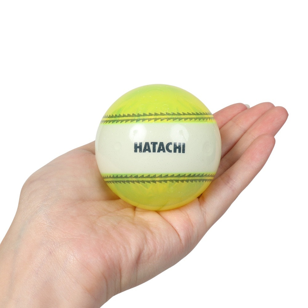 ハタチ（HATACHI）（メンズ、レディース）グラウンドゴルフ ナビゲーションボール 蛍光イエロー BH3851-44
