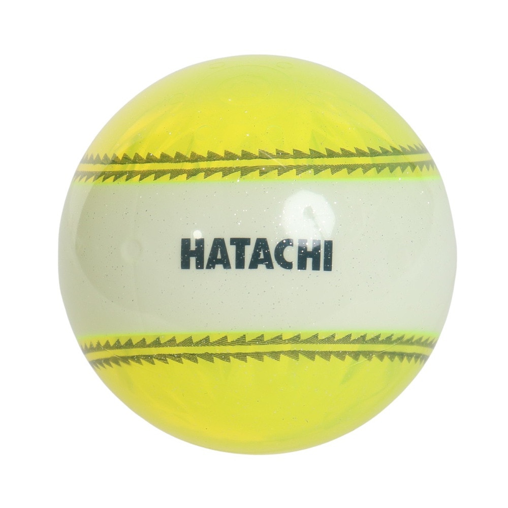 ハタチ（HATACHI）（メンズ、レディース）グラウンドゴルフ ナビゲーションボール 蛍光イエロー BH3851-44