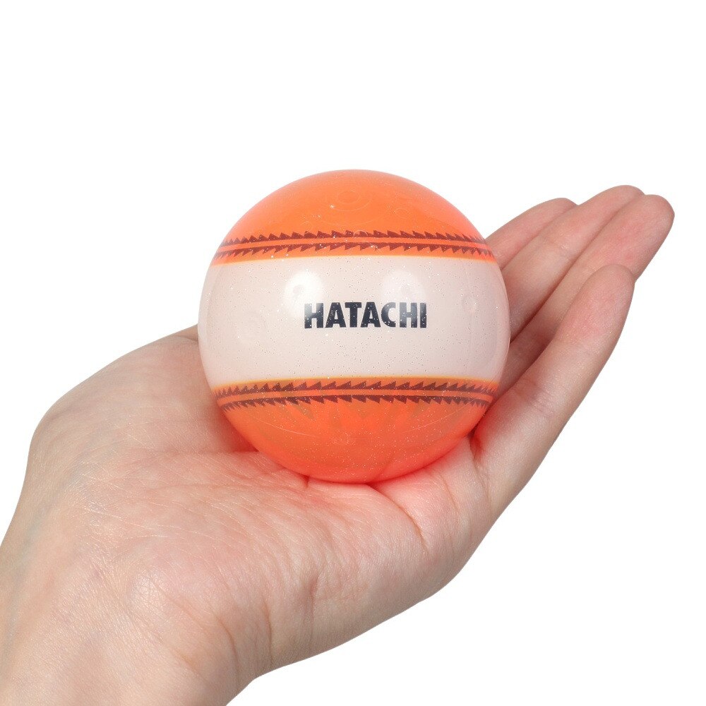 ハタチ（HATACHI）（メンズ、レディース）グラウンドゴルフ ナビゲーションボール 蛍光オレンジ BH3851-55