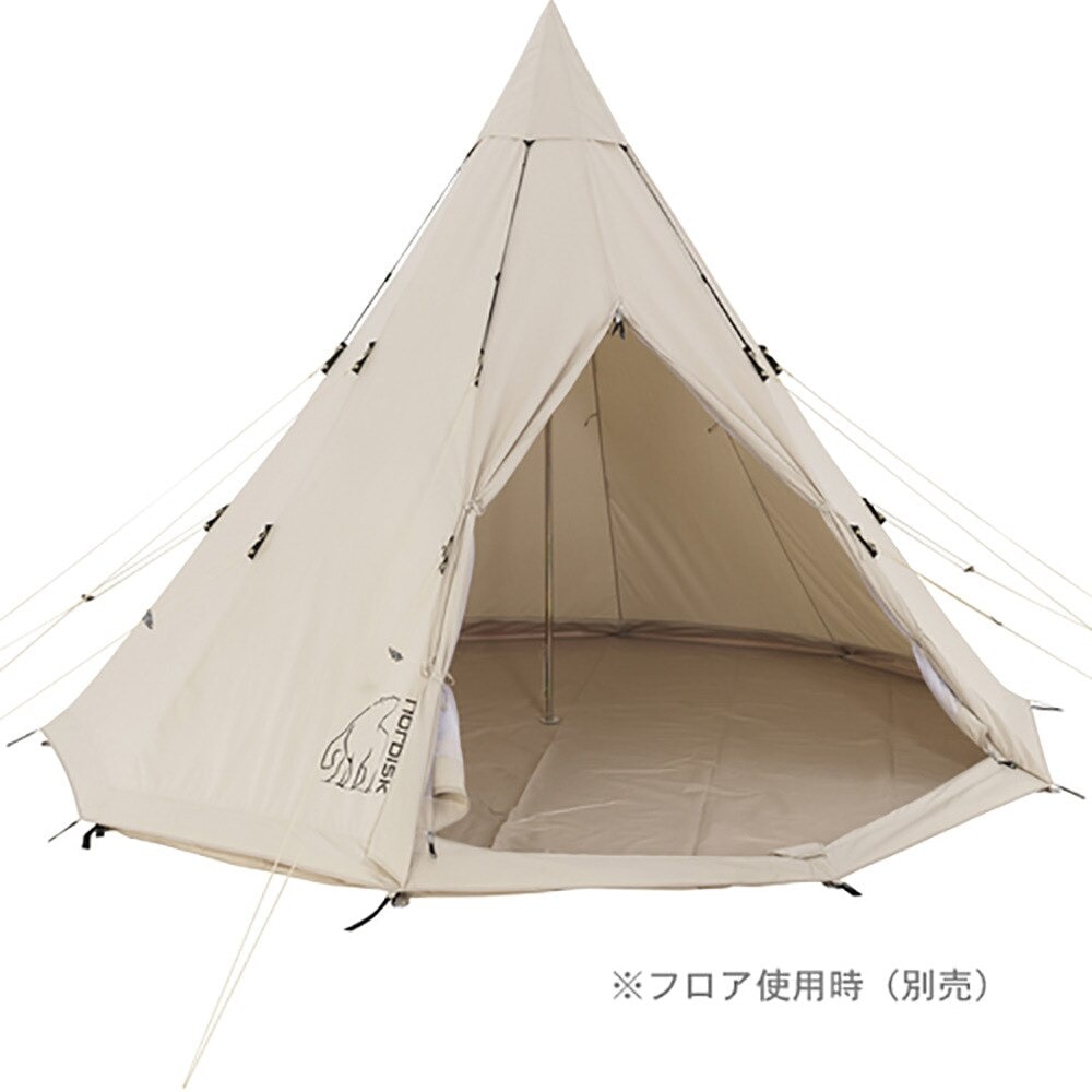 ノルディスク（Nordisk） テント キャンプ 8～10人用 ティピー型 コットンテント アルフェイム 19.6 Alfheim 19.6 Tent 142014