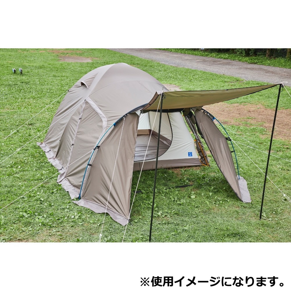 ホールアース（Whole Earth） テント キャンプ 3～4人用 防虫テント EARTH DOME 240 SC アースドーム WE2KDA05  DGRY