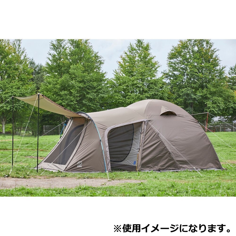 ホールアース（Whole Earth） テント キャンプ 3～4人用 防虫テント EARTH DOME 240 SC アースドーム WE2KDA05 DGRY