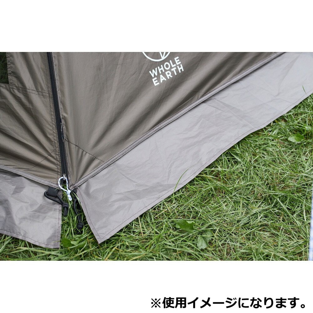 ホールアース（Whole Earth） テント キャンプ 3～4人用 防虫テント EARTH DOME 240 SC アースドーム WE2KDA05 DGRY