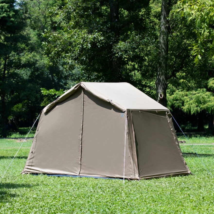 ホールアース（Whole Earth） テント キャンプ アースハーモニーロッジ WE2MDA16 SBEG サンドベージュ ロッジ 小屋型 4人用 アウトドア