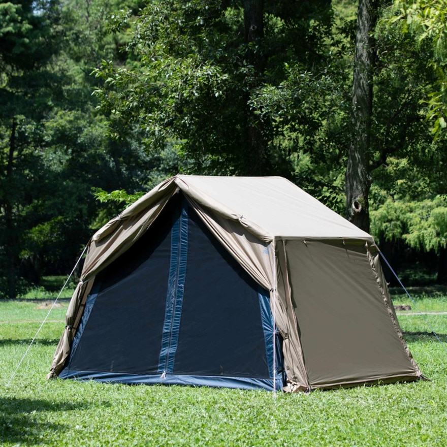 ホールアース（Whole Earth） テント キャンプ アースハーモニーロッジ WE2MDA16 SBEG サンドベージュ ロッジ 小屋型 4人用 アウトドア