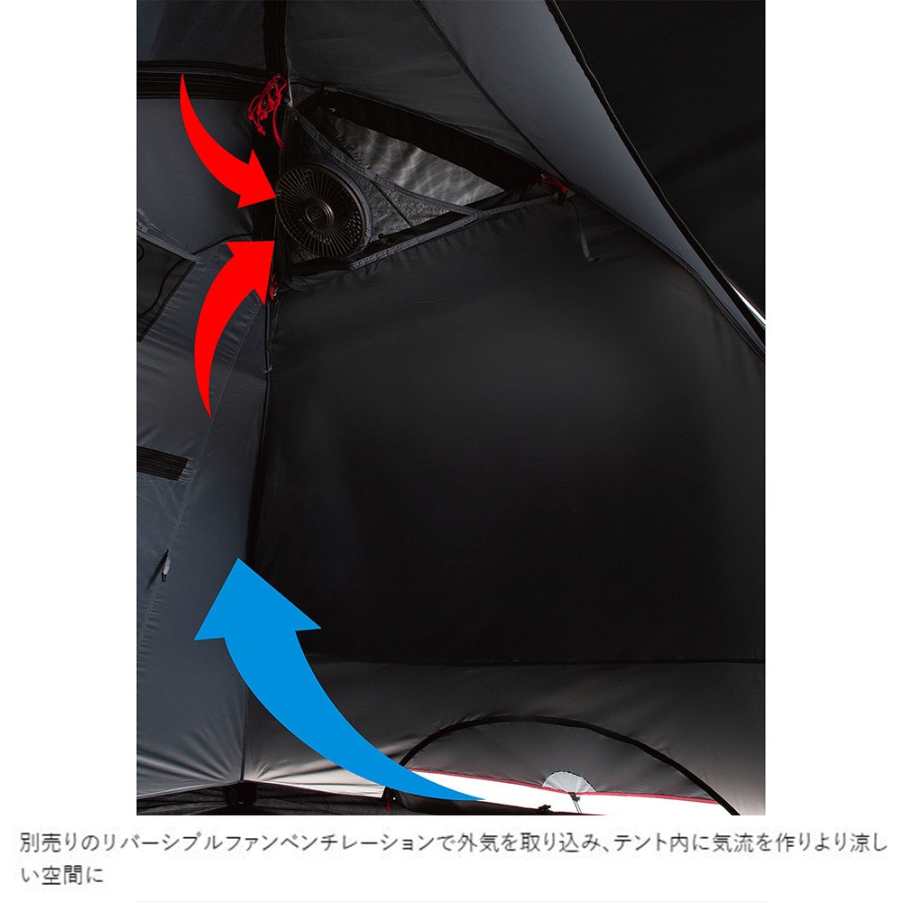コールマン（Coleman） テント タープ 3～4人用 タフドームエアー240 + ヘキサセット 2000039088