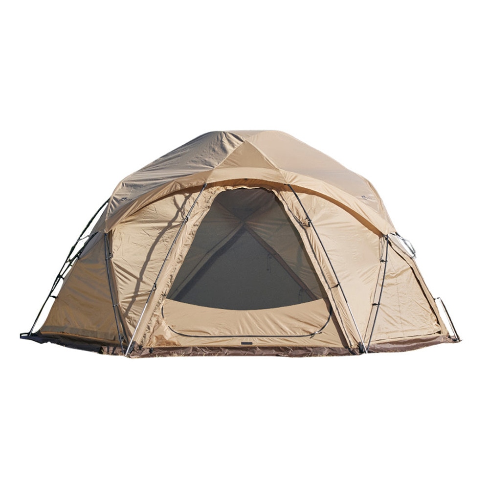 WAQ（WAQ） ファミリーテント ドーム キャンプ Paramount Dome ソロ～ファミリー用ドーム型シェルター タン