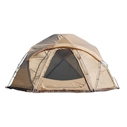 WAQ（WAQ） ファミリーテント ドーム キャンプ Paramount Dome ソロ～ファミリー用ドーム型シェルター タン