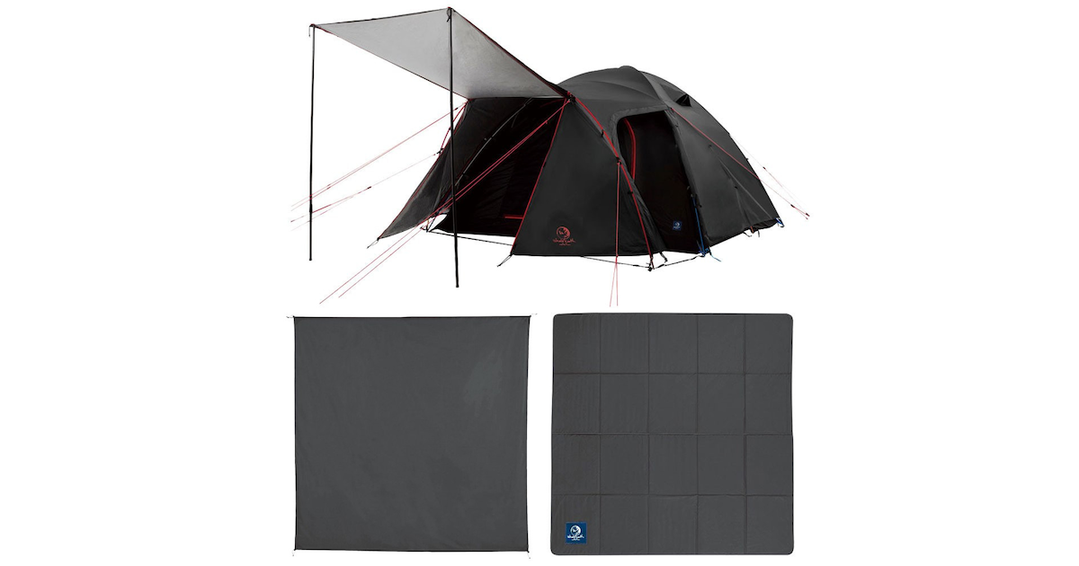 別注ブラックカラー Earth Dome 270 3 Special Edition マット2点セット ホールアース エルブレス