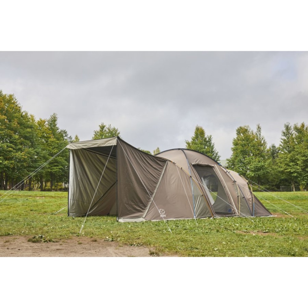 ホールアース（Whole Earth） テント キャンプ 2ルーム 3～4人用 防虫 