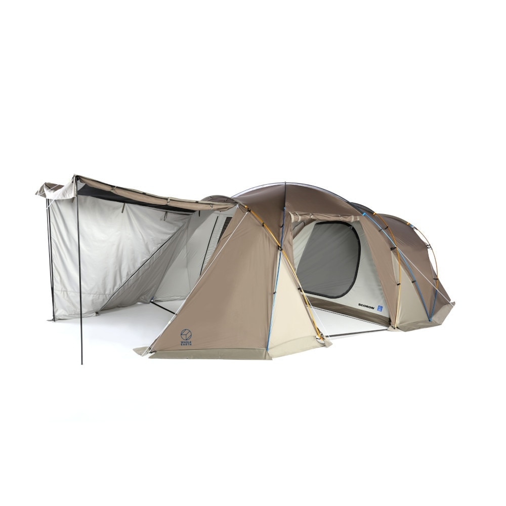 ホールアース（Whole Earth） テント キャンプ 2ルーム 3～4人用 防虫テント EARTH DURA W ROOM SC アースデュラダブル ルーム WE2KDA03 DGRY | アウトドア・キャンプ用品はエルブレス