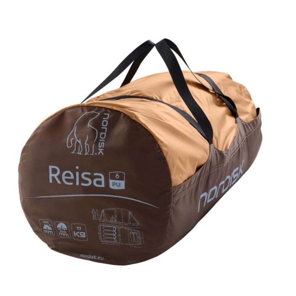 ノルディスク（Nordisk） ファミリーテント Reisa 6 PU Tent cashew Brown 122057 テント 簡単設営