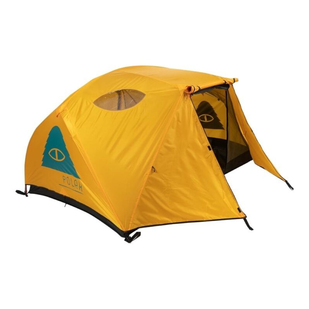 ポーラー（POLER） 2ルームテント ドームテント 2 PERSON TENT 214EQU5201-GRD ゴールド 2人用 軽量 簡単組立