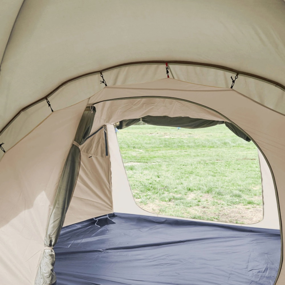 ホールアース（Whole Earth） テント キャンプ 2ルーム 3～4人用 防虫