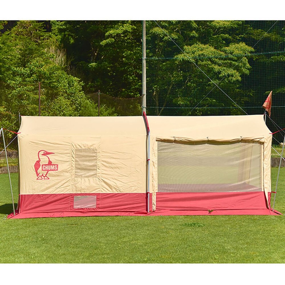 チャムス（CHUMS） 2ルームテント タープ キャンプ ブービーキャビンテント4 CH62-1705-B044 ベージュ 3人用 4人用