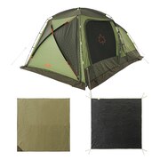 ロゴス（LOGOS） テント キャンプ ドーム型 2ルーム 5～6人用 neos PANELスクリーンドゥーブルXLセット-BB 71208007