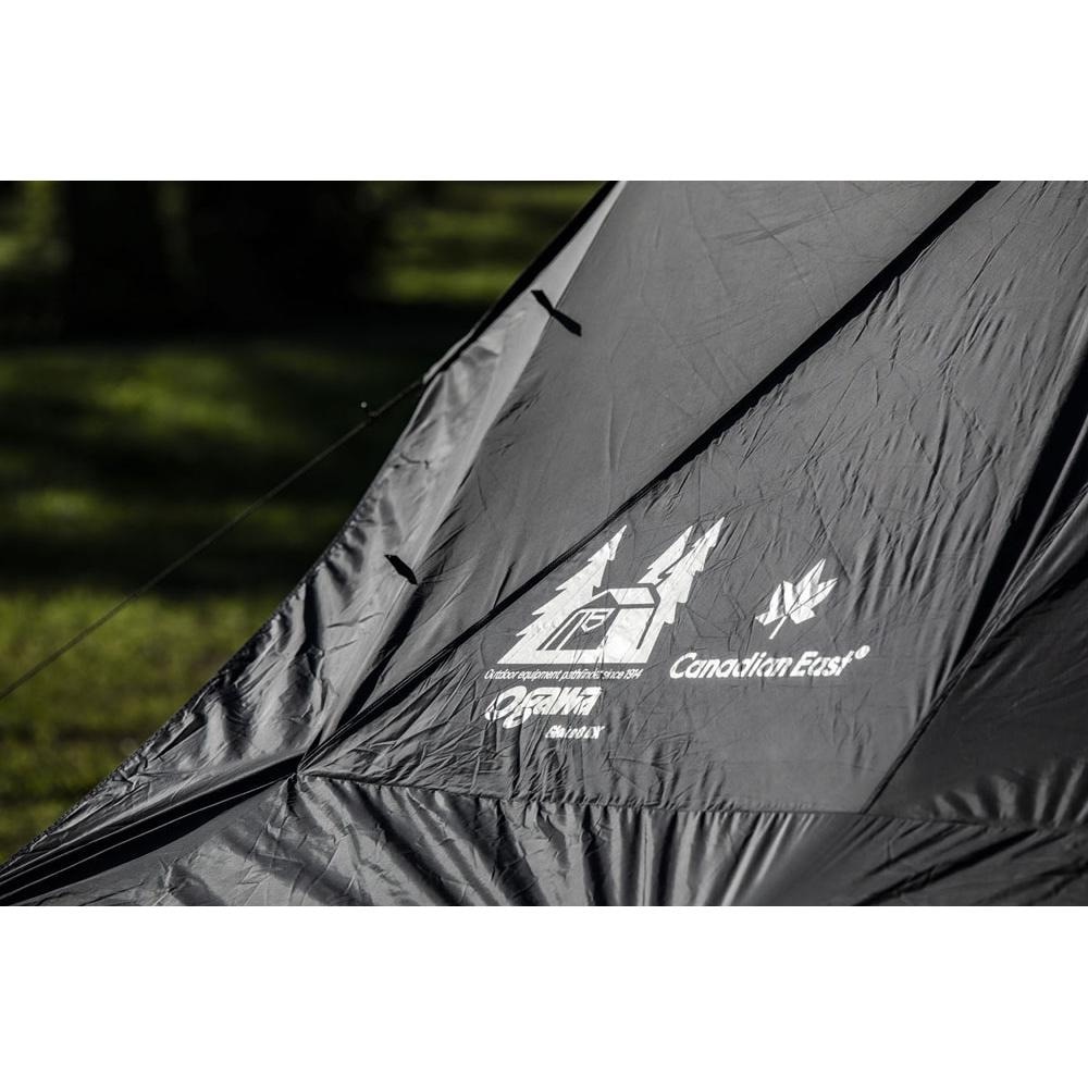 カナディアンEST テント キャンプ ワンポールテント 4人用 グロッケ8 ブラック CETO1003