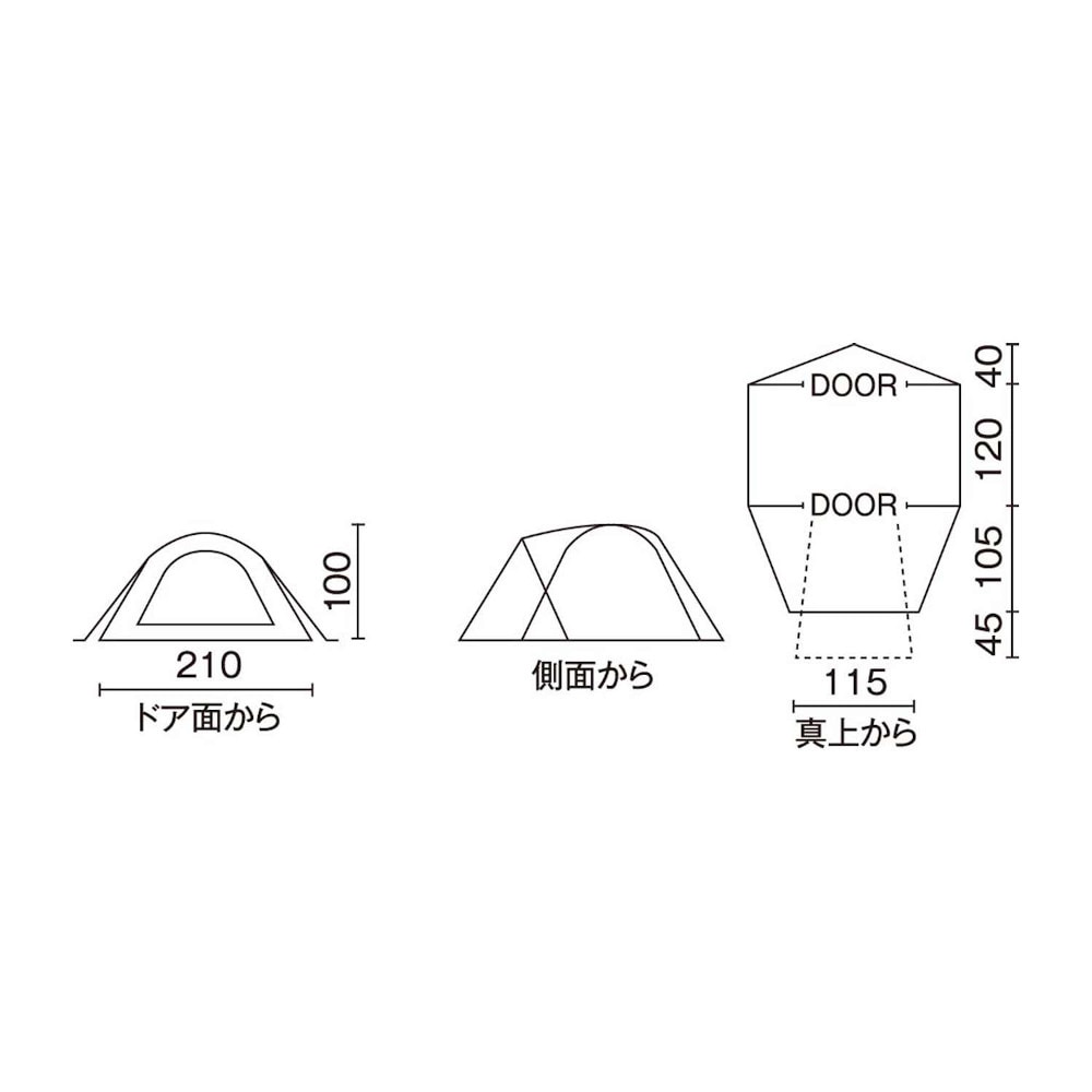 コールマン（Coleman） ツーリングドームST+ 2000036435