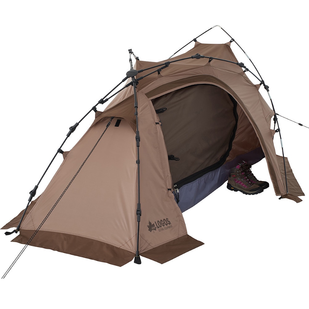 ロゴス（LOGOS） テント Tradcanvas Q-TOP リバイバルSOLO DOME-BA 71805587 ソロテント 1人用 簡単設営 キャンプ アウトドア