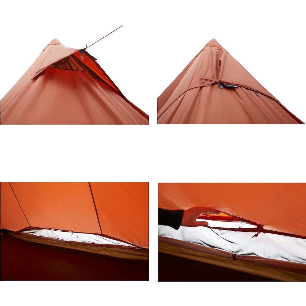 ノルディスク（Nordisk） ティピー型テント Thrymheim 3 PU Tent 122055 センターポール無し テント アウトドア キャンプ 