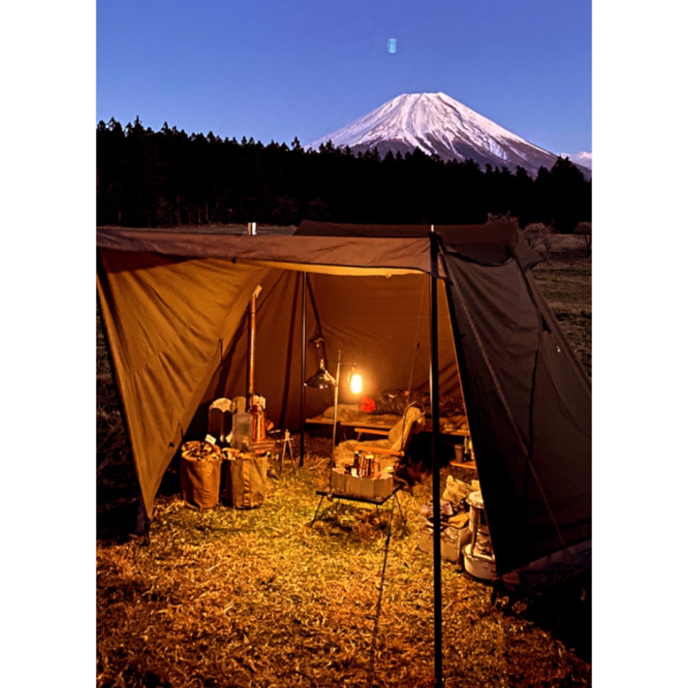 DUCKNOT（DUCKNOT） テント キャンプ ツーリングテント ハンティングヘキサ T/C (2022年度版) 722201 オリーブドラブ  アウトドア