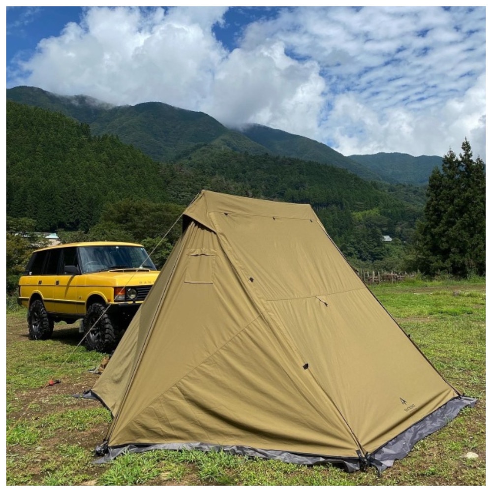 DUCKNOT（DUCKNOT） テント キャンプ ツーリングテント ハンティングヘキサ T/C (2022年度版)  722201 コヨーテ アウトドア