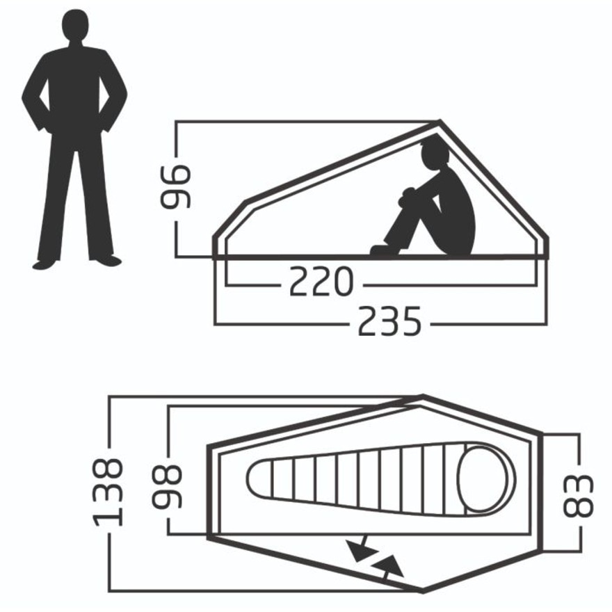 ノルディスク（Nordisk） テント ソロ 1人用 キャンプ 登山 Telemark 1 Tent Burnt Red 151012