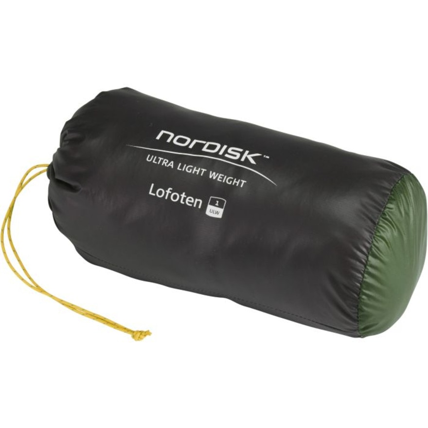 ノルディスク（Nordisk） テント ソロ 1人用 キャンプ 登山 Lofoten 1 ULW Tent Forest Green 151017