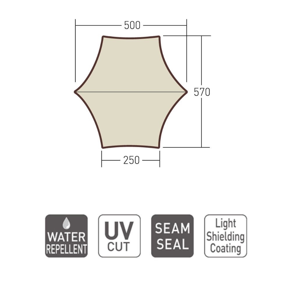 オガワ（ogawa） タープ キャンプ フィールドタープヘキサDX 3333