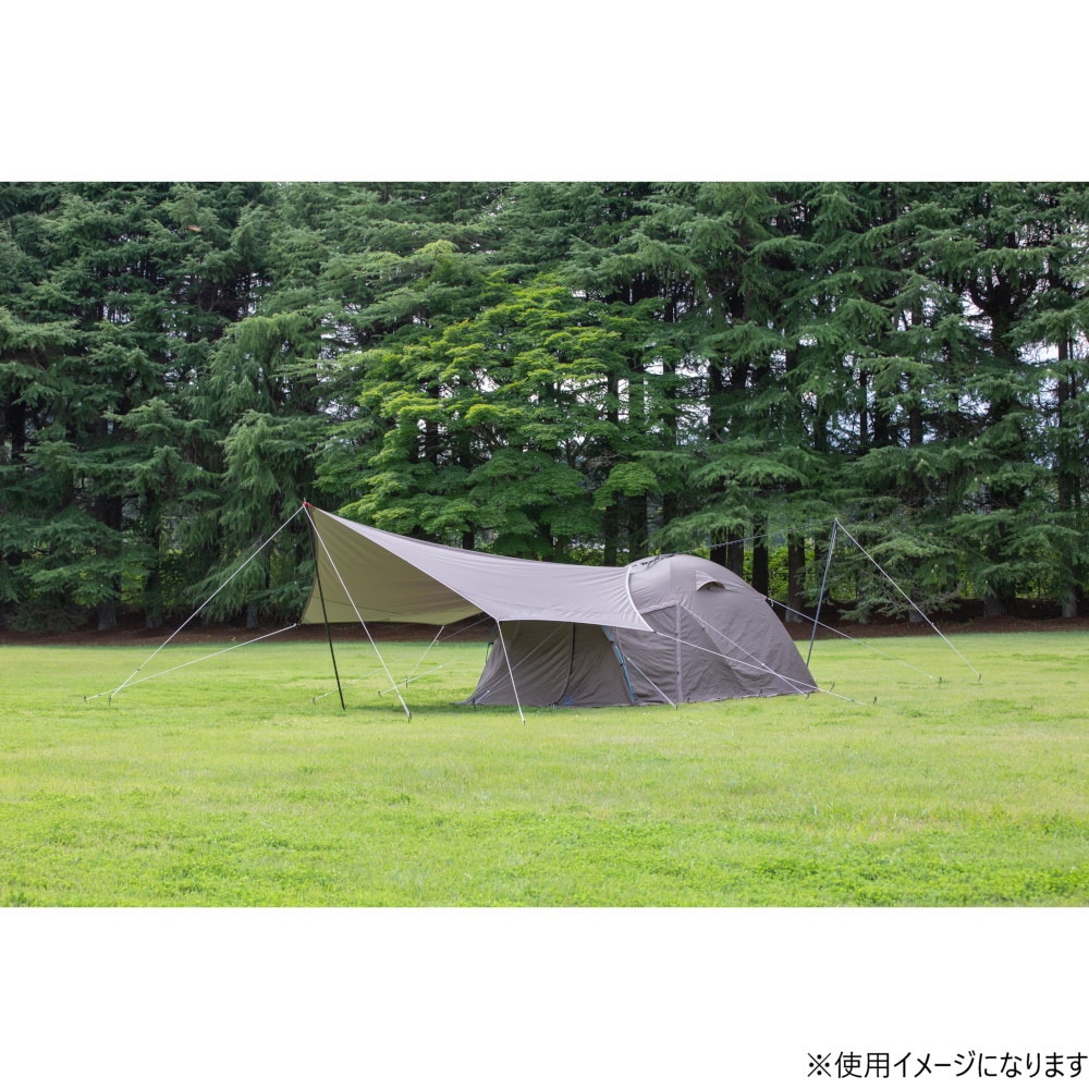 ホールアース（Whole Earth） タープ テント キャンプ HEXA TARP 2.0 ヘキサタープ WE2MDA22 GRY