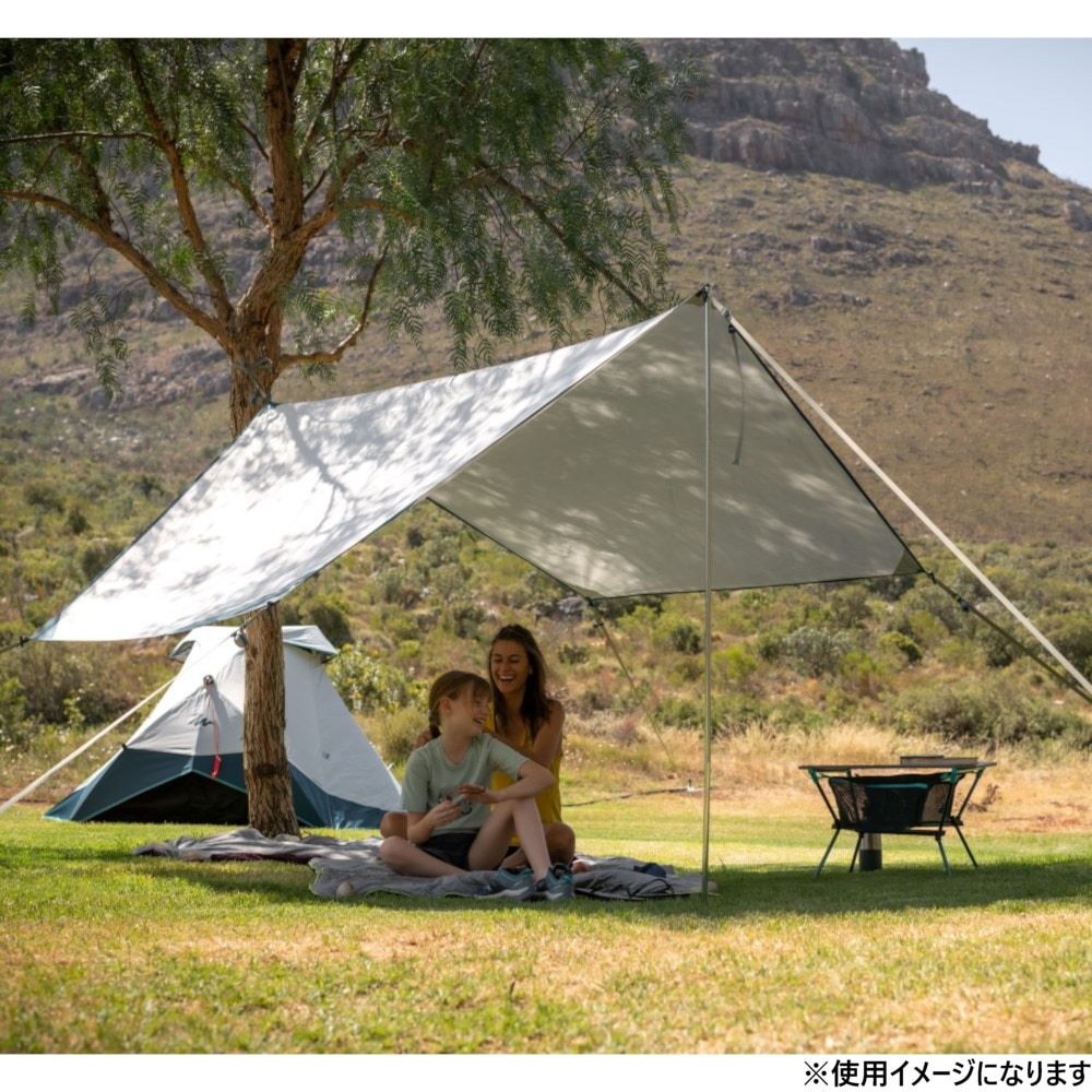 ケシュア（QUECHUA） UPF50+ 簡単設営 ヘキサタープ FRESH L 8572388