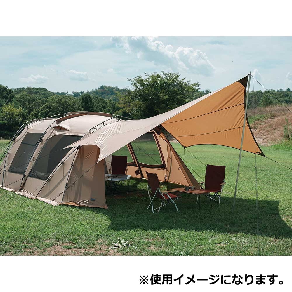 スノーピーク（snow peak） 【雪峰祭2023秋限定】 コネクトタープ ヘキサ Pro.air FES-255 ヘキサタープ テント ブラウン