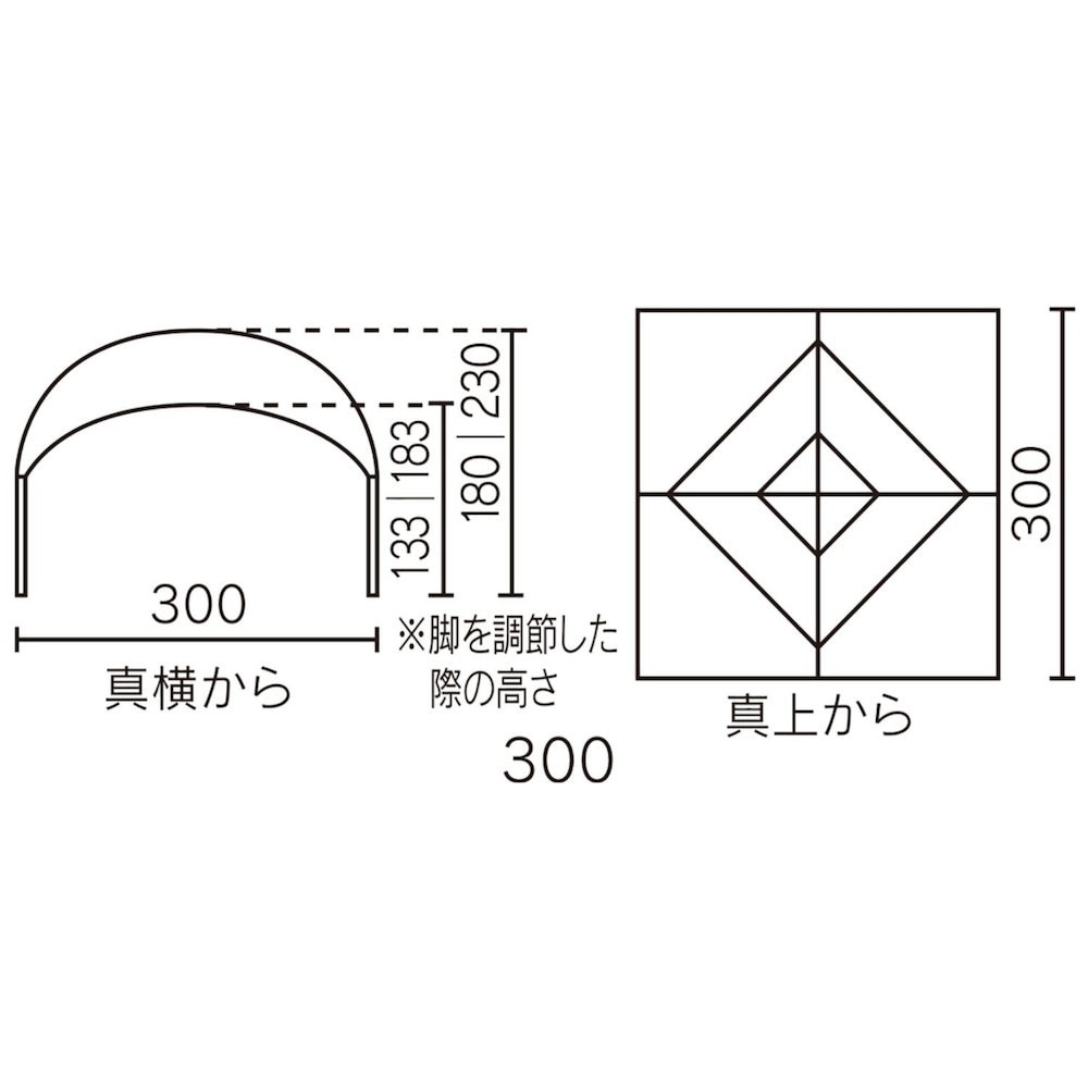 コールマン（Coleman） タープ テント パーティーシェードライト 3m 300+ 2000038151 簡単設営 軽量 日光90%遮断