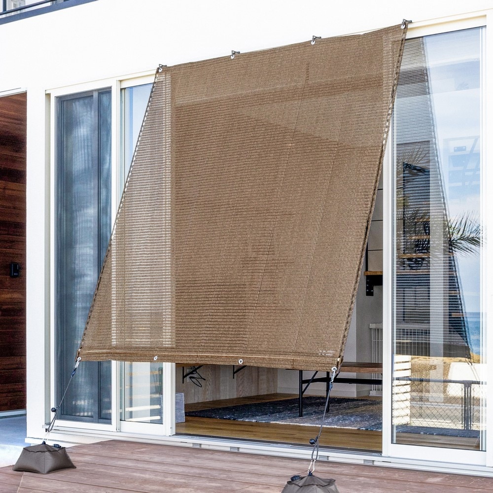 マインドウェイブ（MIND WAVE） タープ テント キャンプ クールシェード エアー モカ 1.8×2m CLS-20MA